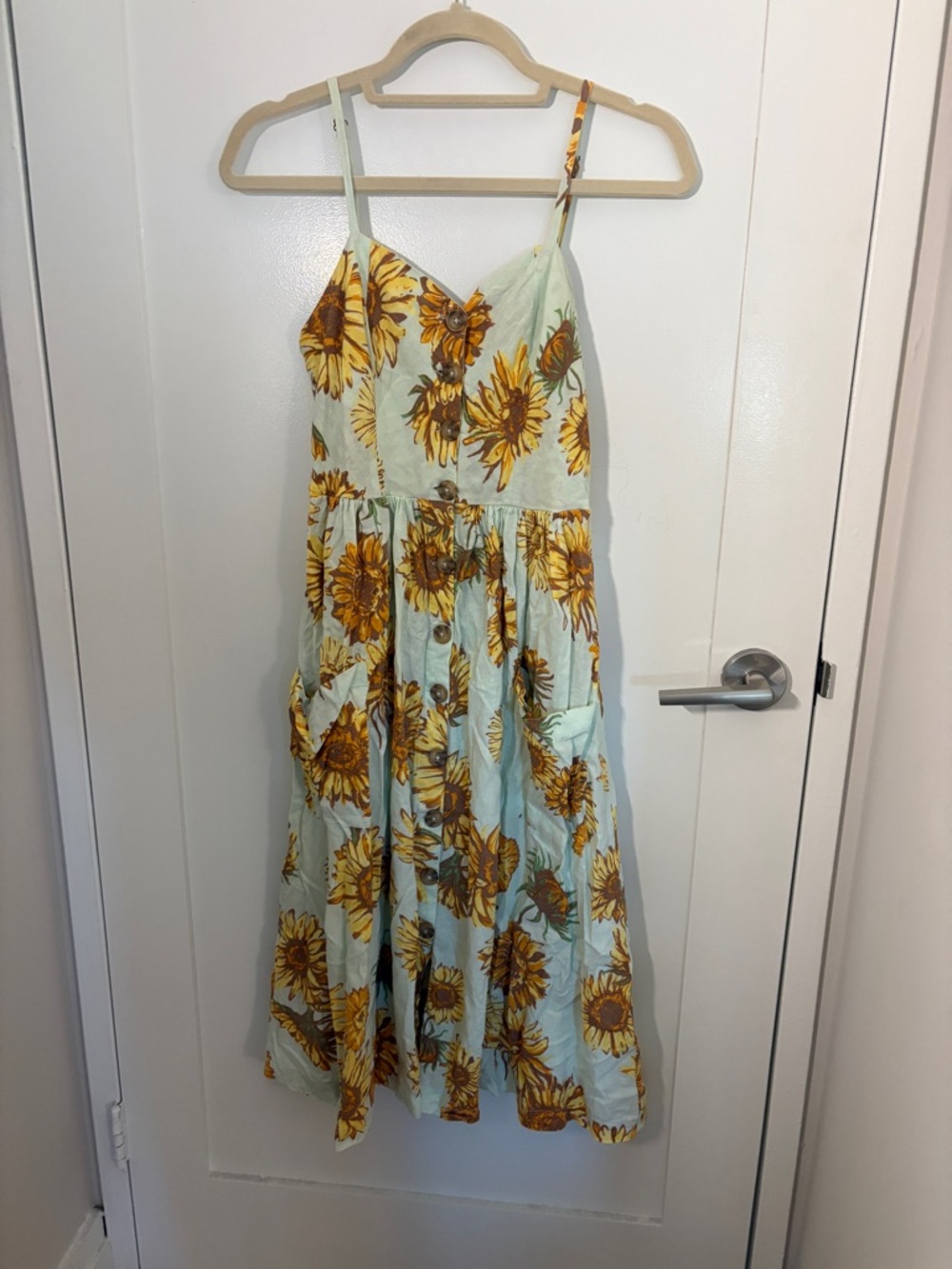 Urban Outfitters Sunflower Linen Dress